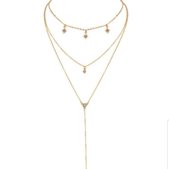 ☆Diana☆ Layered Gold Necklace - Picture 4 of 5